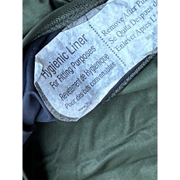 Lauren Ralph Lauren Beach Club Belted One Piece Swim Suit Olive 8 - Picture 6 of 10